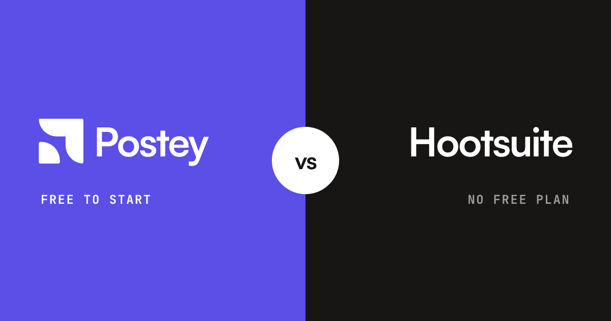Postey vs Hootsuite: Which Is Best for Twitter Scheduling?